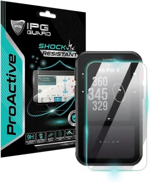 IPG ProActive Made for Garmin Approach G20 Solar Touchscreen Display 9H Hardness Screen Protector Nano Ceramic Film Ultra Responsive for AppG20solar