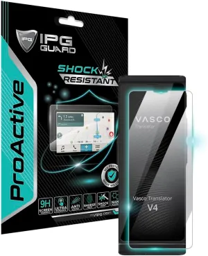 IPG ProActive Made for VASCO Touchscreen Display 9H Hardness Screen Protector Smooth Glass Touch Ultra Responsive High Clarity Anti Scratch Smudge (Vasco V4)