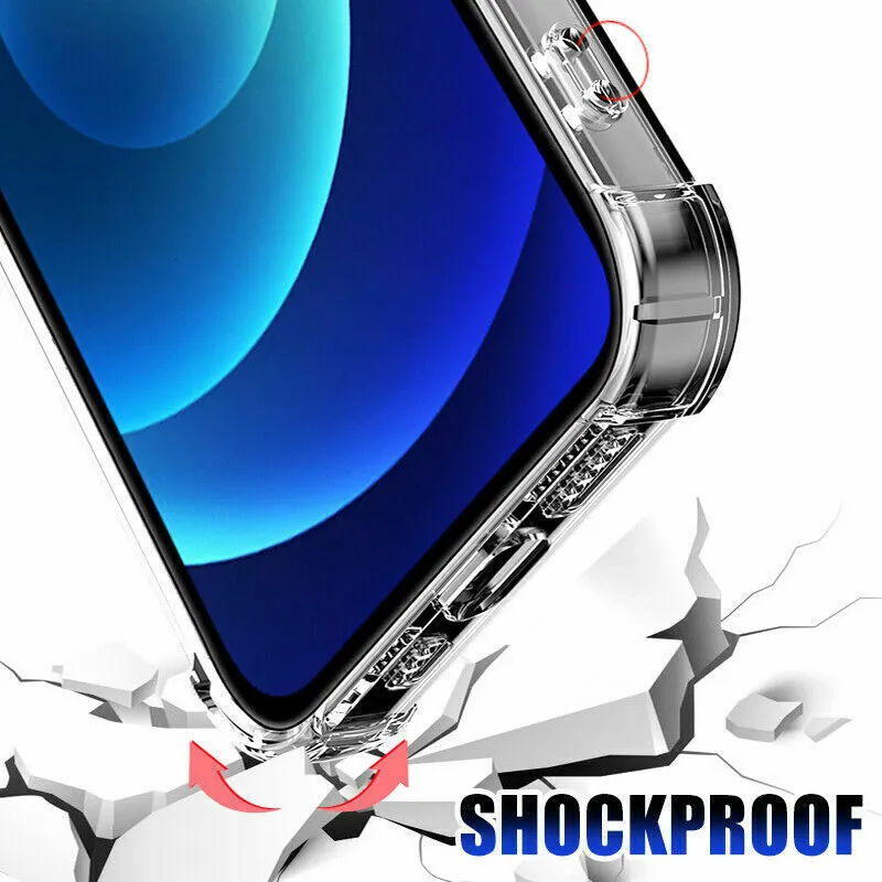 Iphone 14/Pro/Plus/ Max  Case Clear Shockproof Slim Silicone Gel Cover