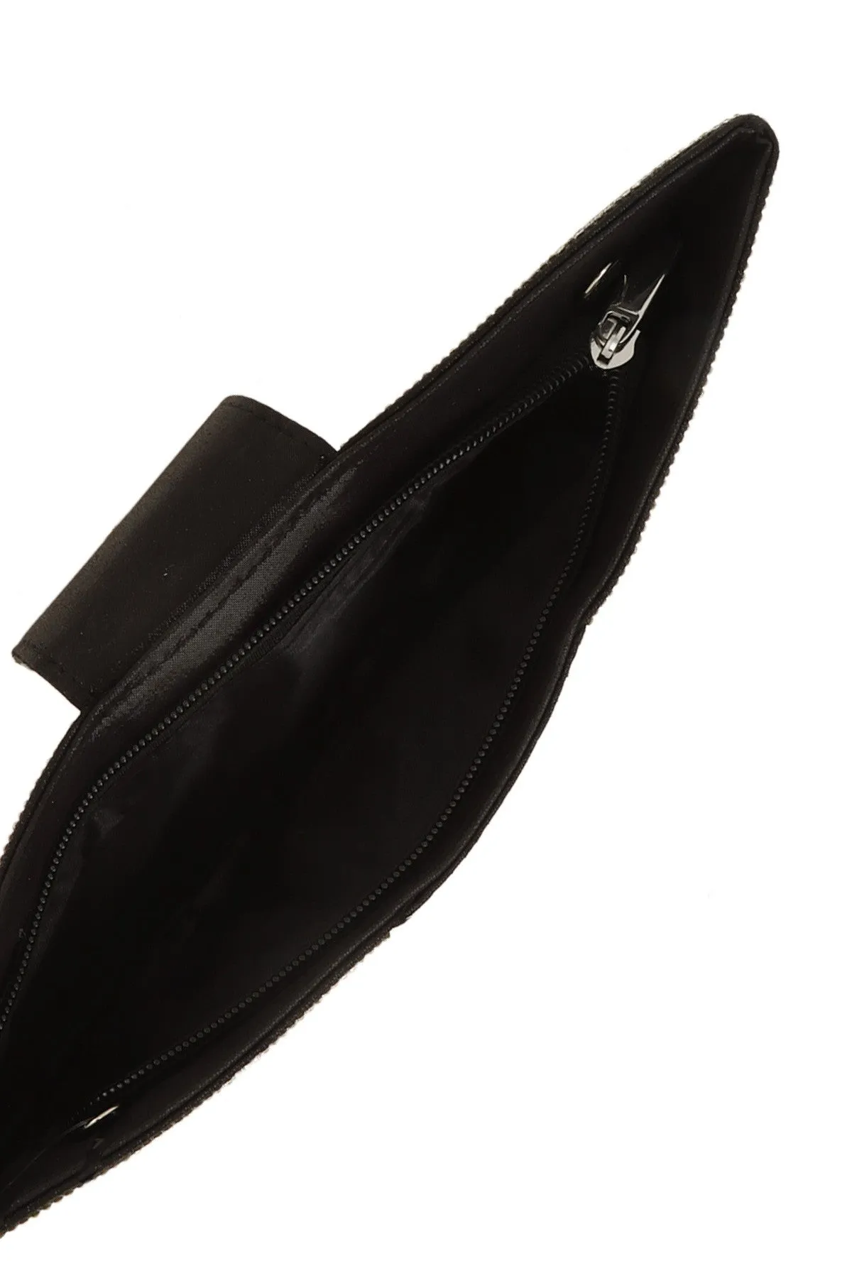 J'adore Crystal Ribbon Shape Evening Crossbody Bag