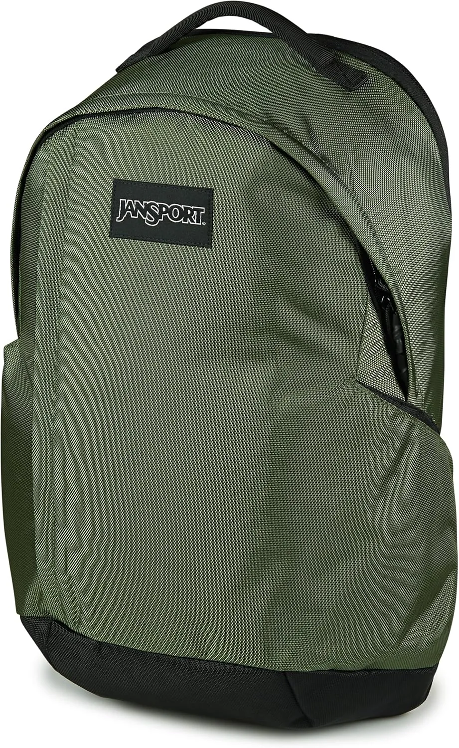 JanSport Station Pack – Large Backpack with Side Access Padded Laptop Sleeve, Dual Water Bottle Pockets, and Organizer Loft Pocket, Cargo Green