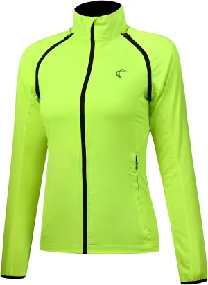 J.CARP Women's Packable Windbreaker Jacket, Super Lightweight and Visible, Outdoor Active Cycling Running Skin Coat