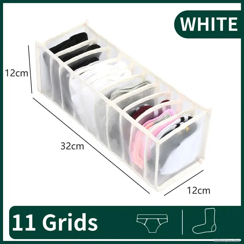 Jeans Organization Storage Box Closet Organizer For Underwear Clothing System Socks Pants Drawer Organizers Cabinet