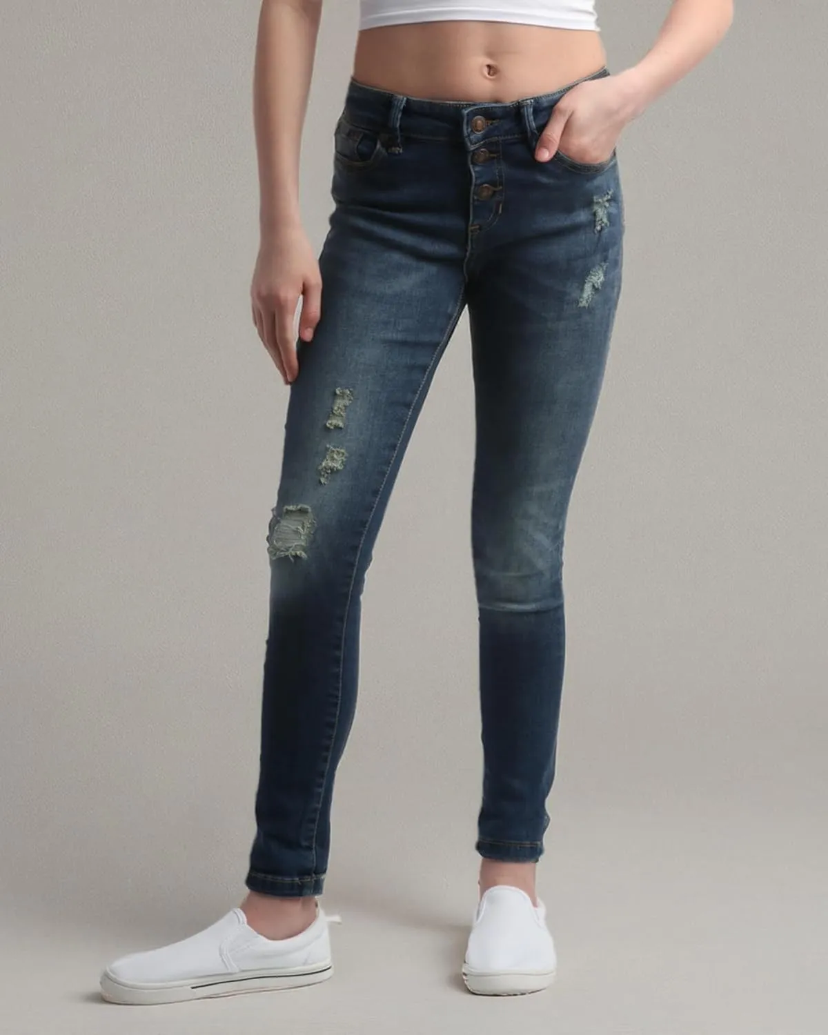 Jessica Simpson Girls Jeans - Comfort Stretch Skinny, Flare, Straight Cut Denim Jeans - Casual Pocket Jeans for Girls (4-16)