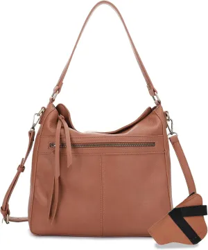 JESSIE & JAMES | Dakota Top Handle Concealed Carry Hobo Purse with Adustable Shoulder Strap