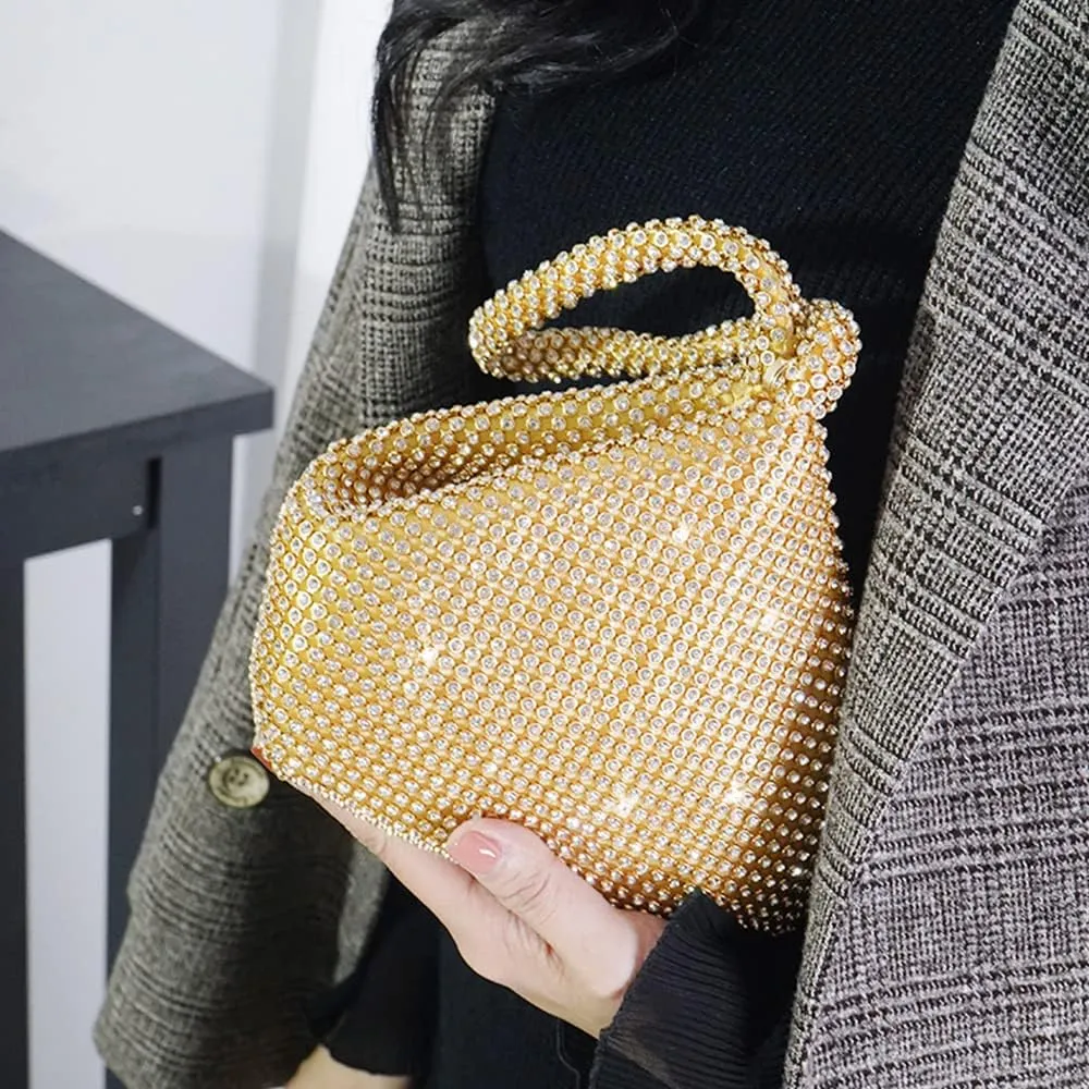 JIAN YA NA Fashion Women Bridesmaid Lady Girl Bride Evening Clutch Bag for Prom Cocktail Party Wedding Engagement