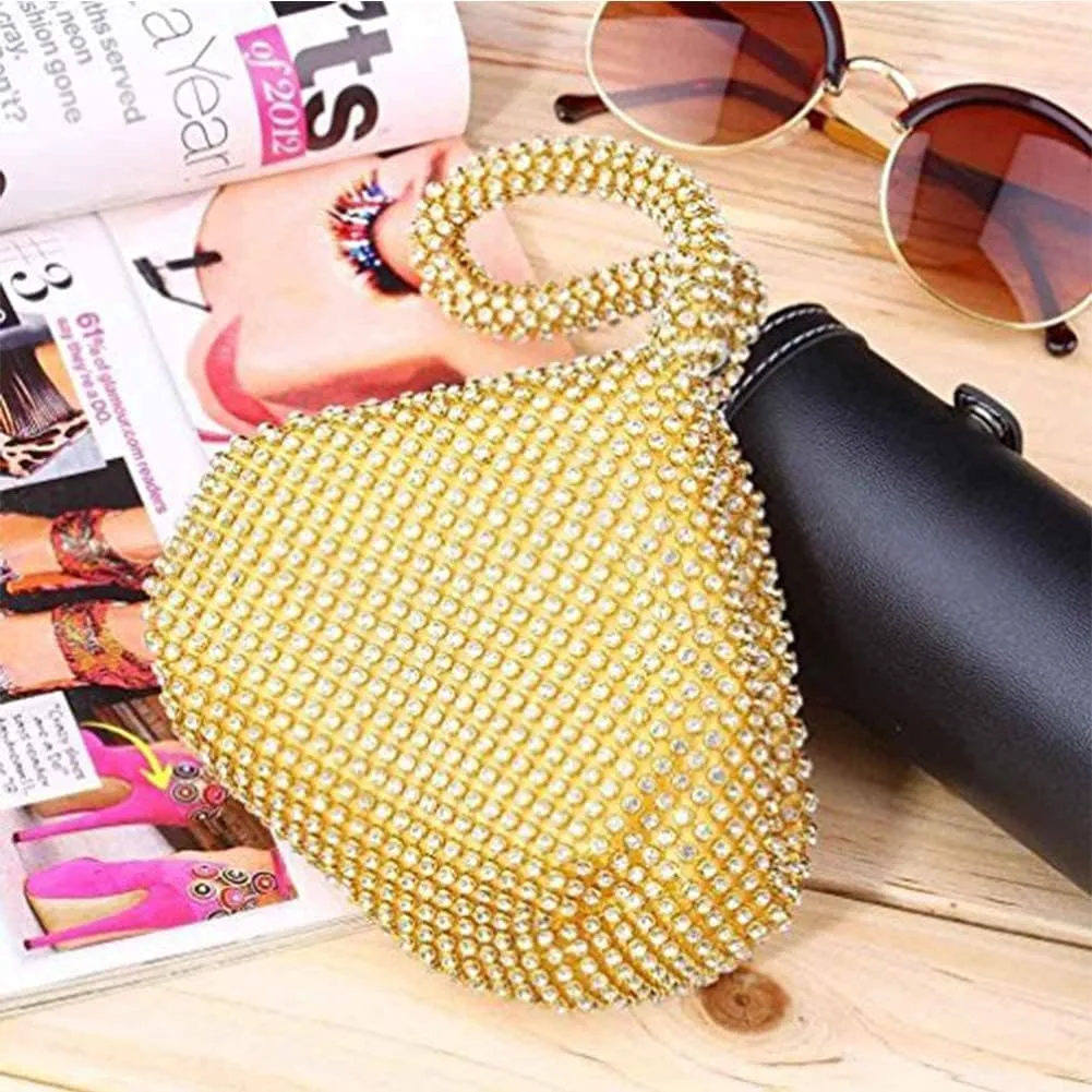 JIAN YA NA Fashion Women Bridesmaid Lady Girl Bride Evening Clutch Bag for Prom Cocktail Party Wedding Engagement
