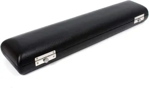 Jiayouy B Foot Joint Flute Case 17 Hole flute Bag Box PU Leather for Flute Players Musician Gift