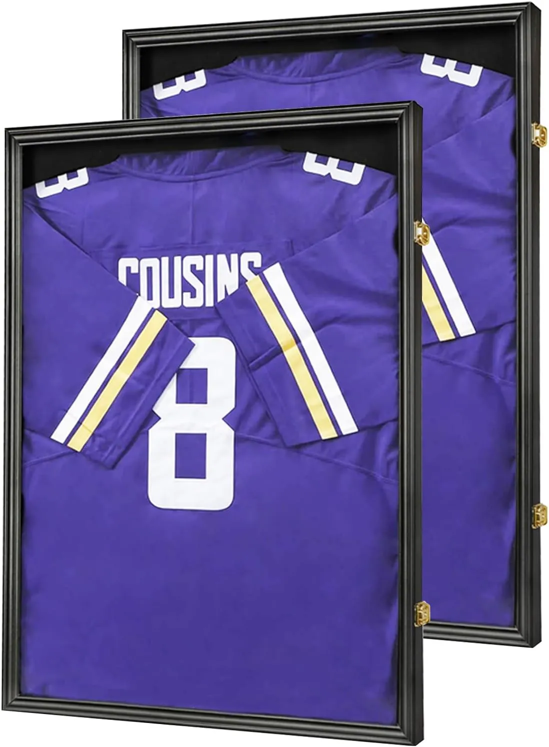 Jinchuan Jersey Frame Display Case Shadow Box Lockable with UV Protection for Baseball Basketball Football Soccer Hockey Sport Shirt