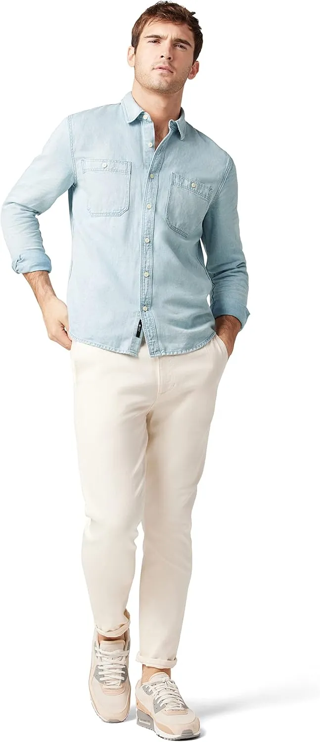 Joe's Men's Lou Indigo Linen Shirt