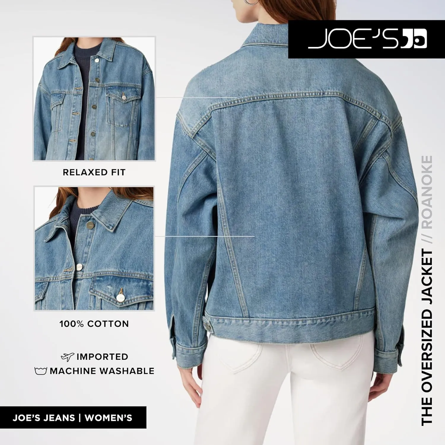 Joe's Women's The Oversized Denim Jacket