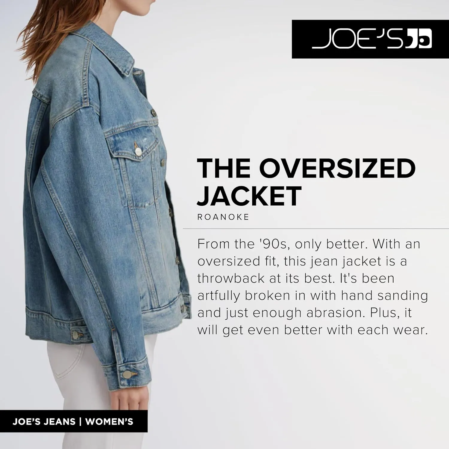 Joe's Women's The Oversized Denim Jacket