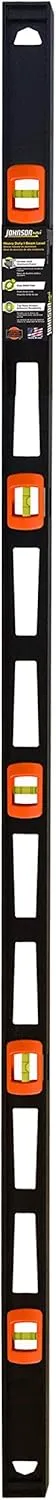 Johnson Level & Tool 3772 Professional Aluminum Level, 72", Black, 1 Level