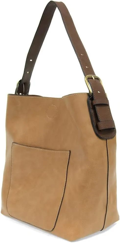 Joy Susan Womens Faux Leather: Hobo 2-in-1 Handbag