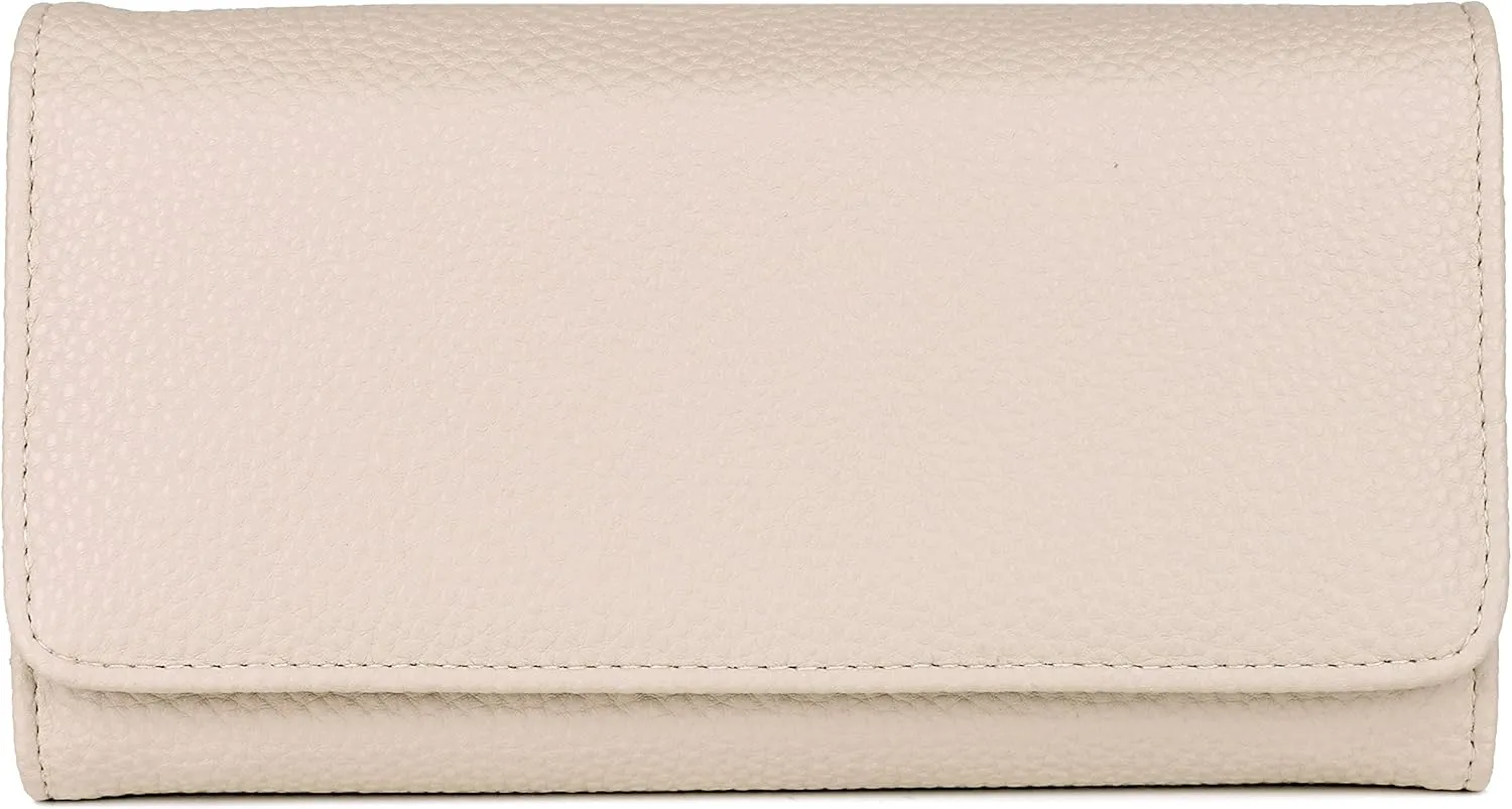 Julia Buxton Bianca Wallet White Pepper