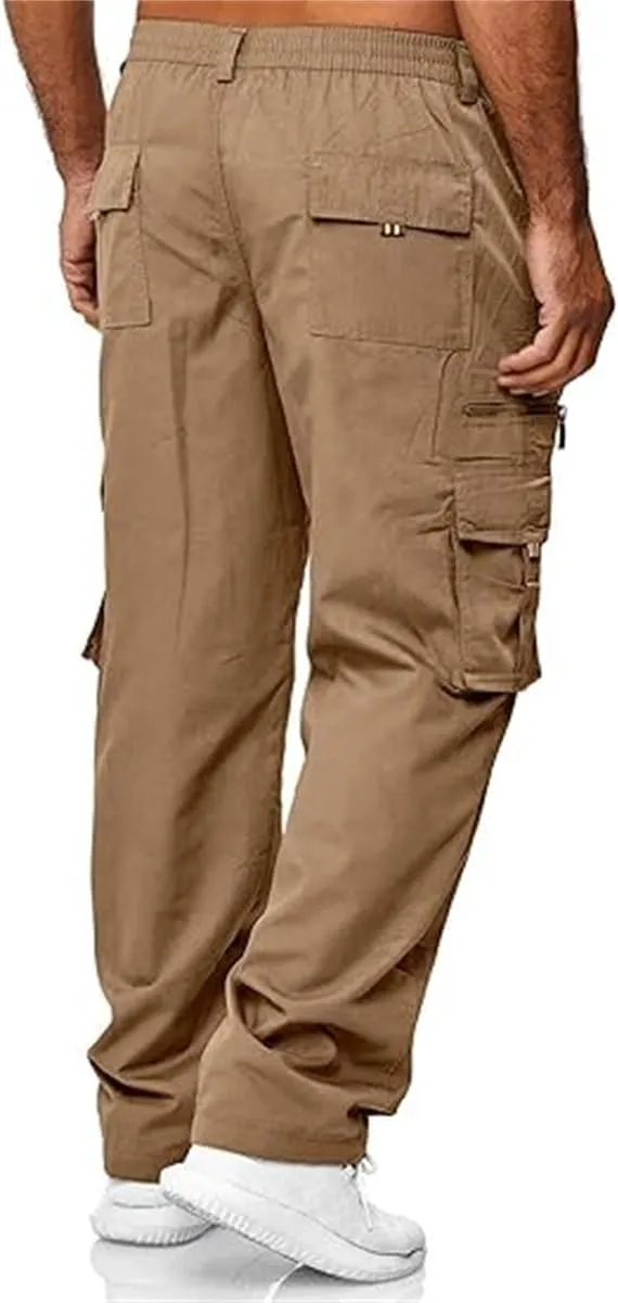 Julidostore Stretchmotions - Super Stretch Ice-Silk Comfort Cargo Pants, Multi Pockets Outdoor Hiking Work Sweatpants