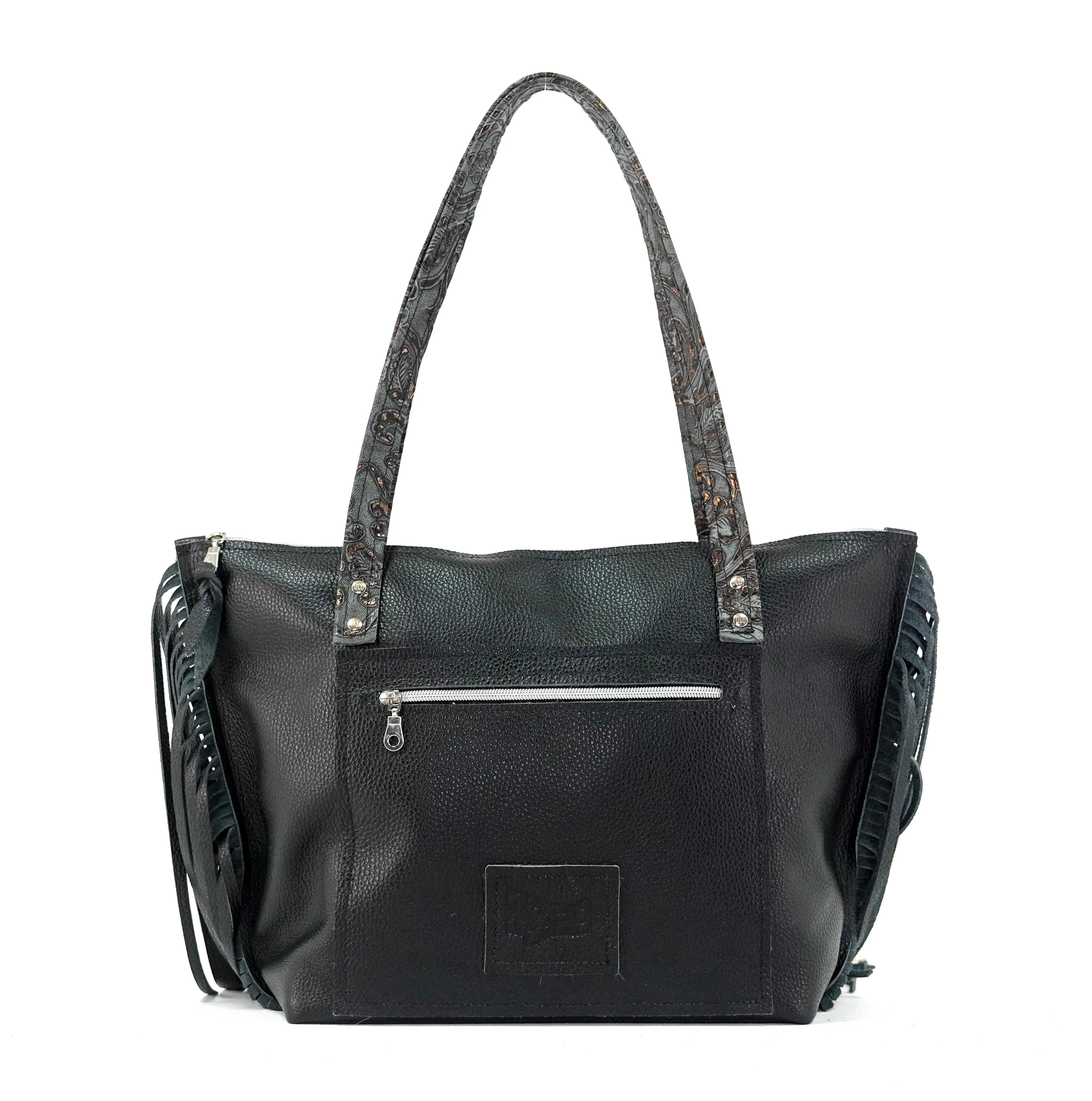 June - Black & White w/ Plated Denim Tool
