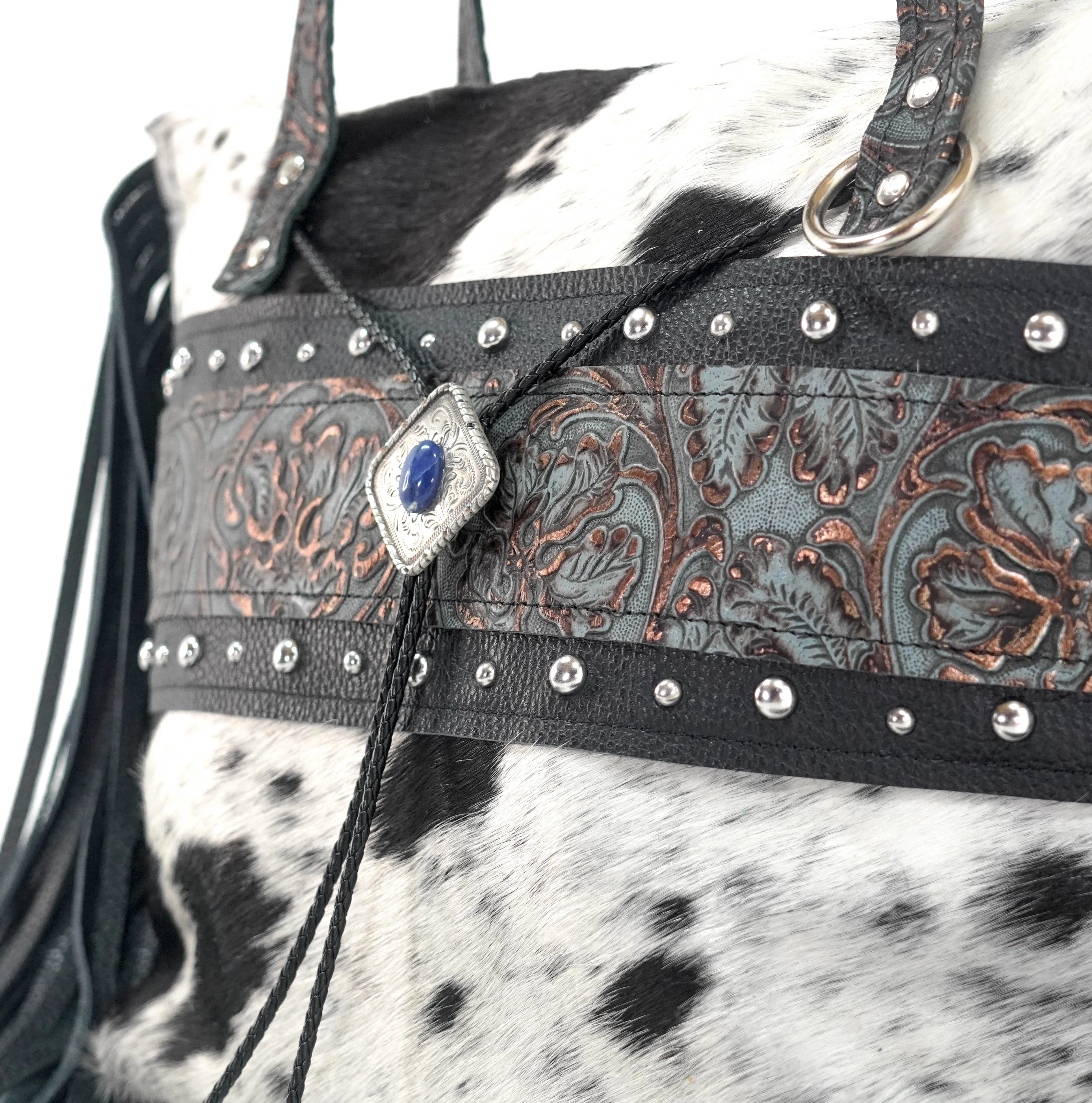 June - Black & White w/ Plated Denim Tool