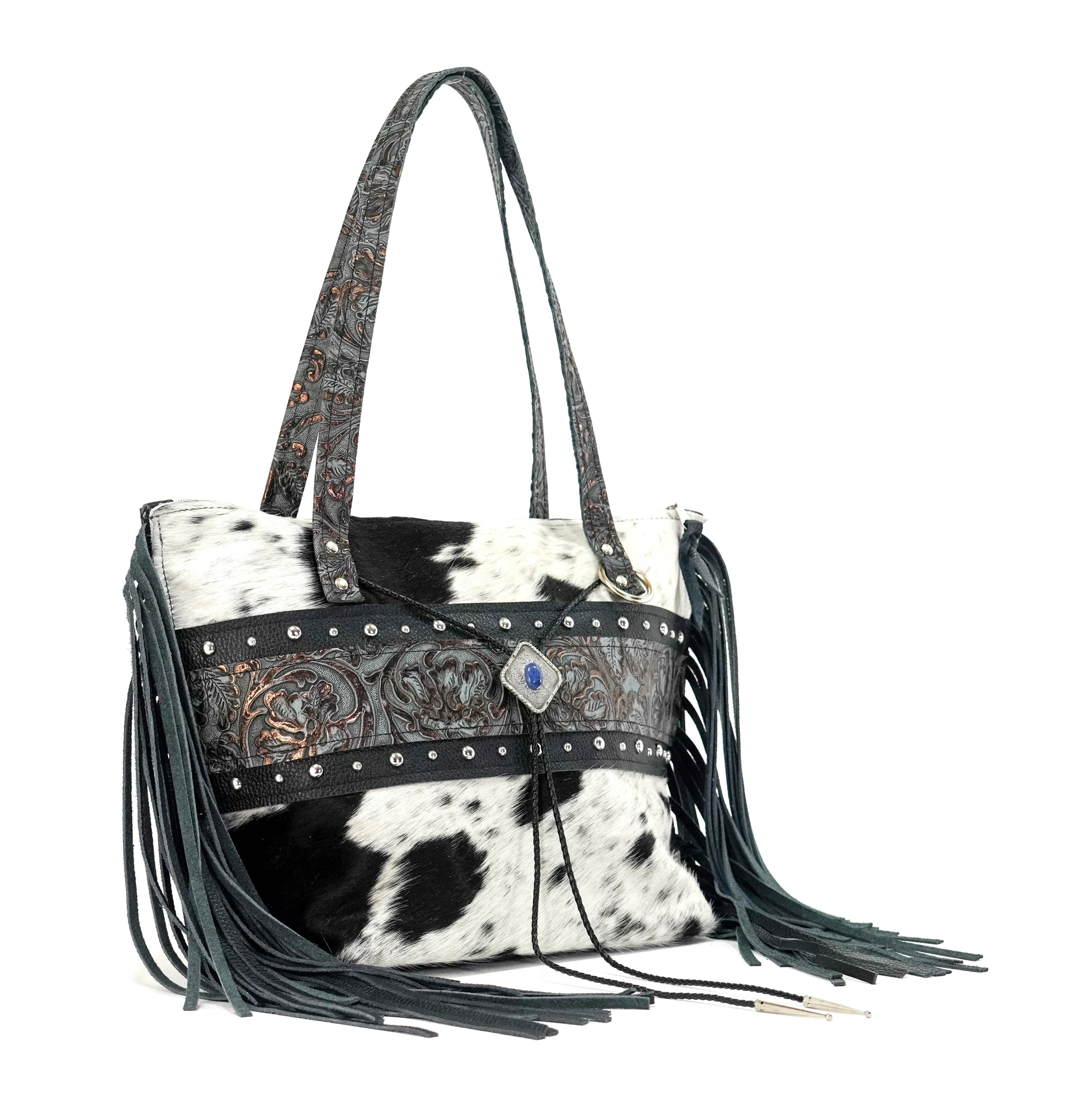 June - Black & White w/ Plated Denim Tool