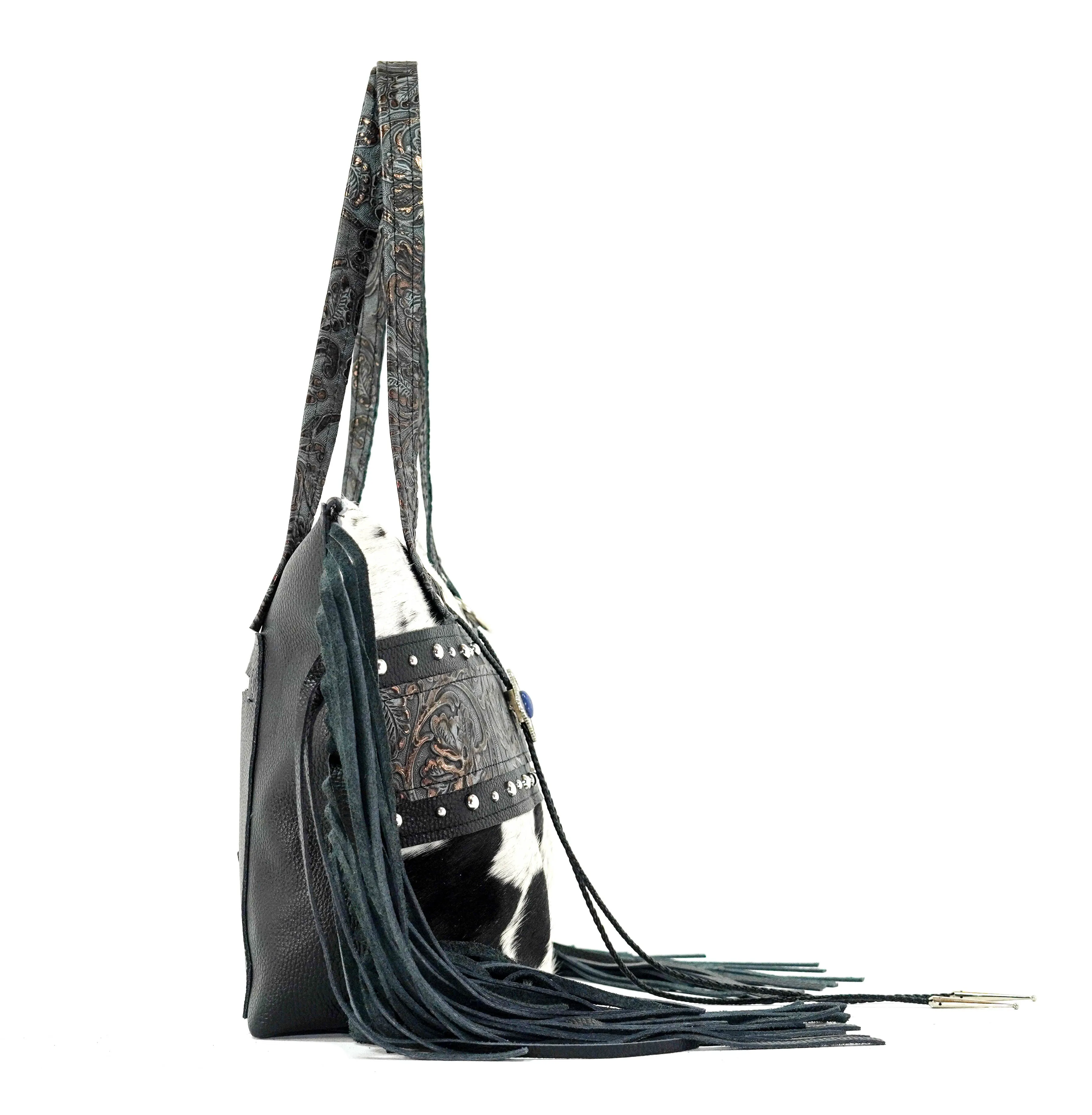 June - Black & White w/ Plated Denim Tool