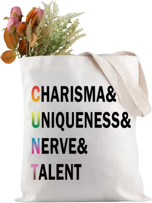 JXGZSO Charisma Uniqueness Nerve Talent Zipper Shoulder Bag for Drag Queen Fans