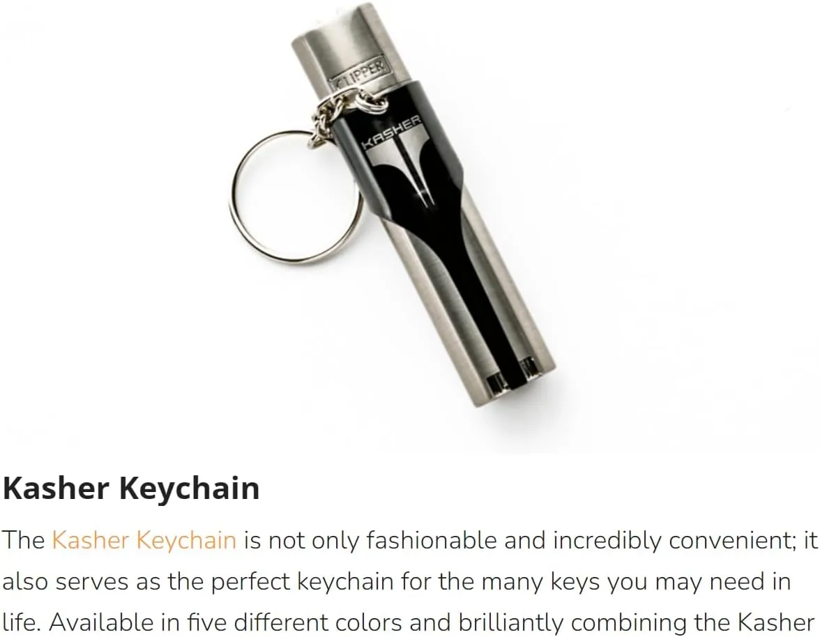 KASHER Keychain (Green) - World's Best Lighter Tool! Keychain Edition! Box Cutter, Mini Flathead, Package Opener, self Defense, EDC Multi-Tool, Fishing, Camping, Hunting, Backpacking, 50  Tools in 1!