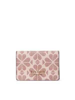 Kate Spade Coated Canvas Mini Trifold Pink Multi