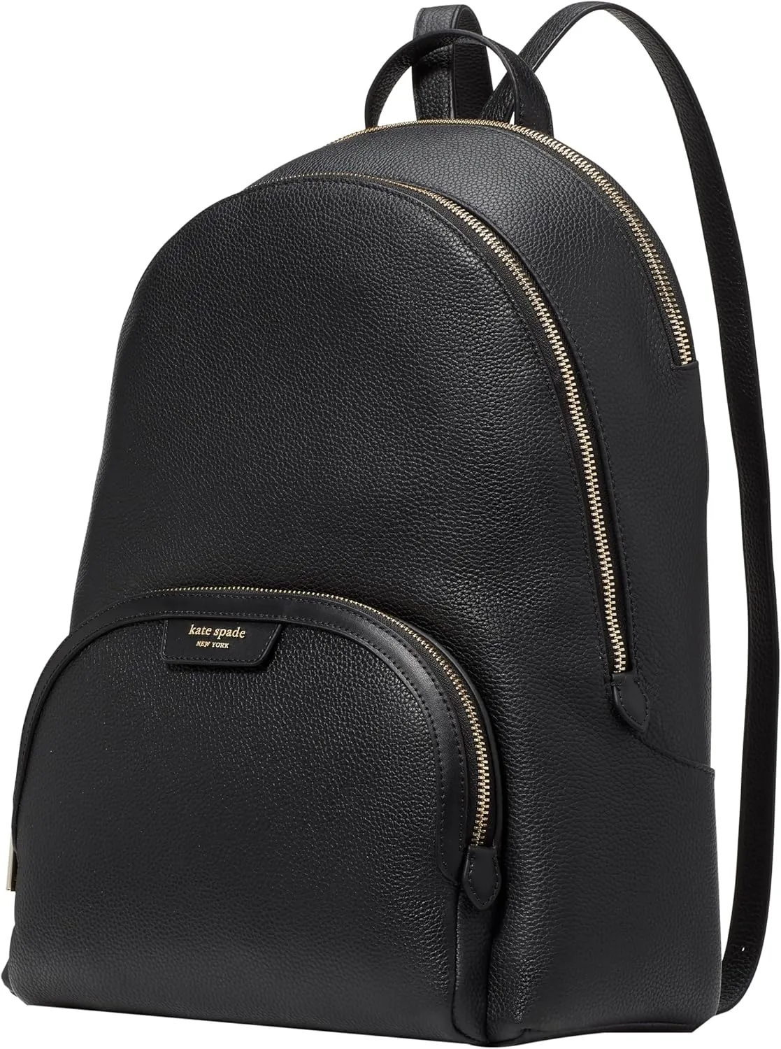 kate spade new york Hudson Pebbled Leather Large Backpack, Black