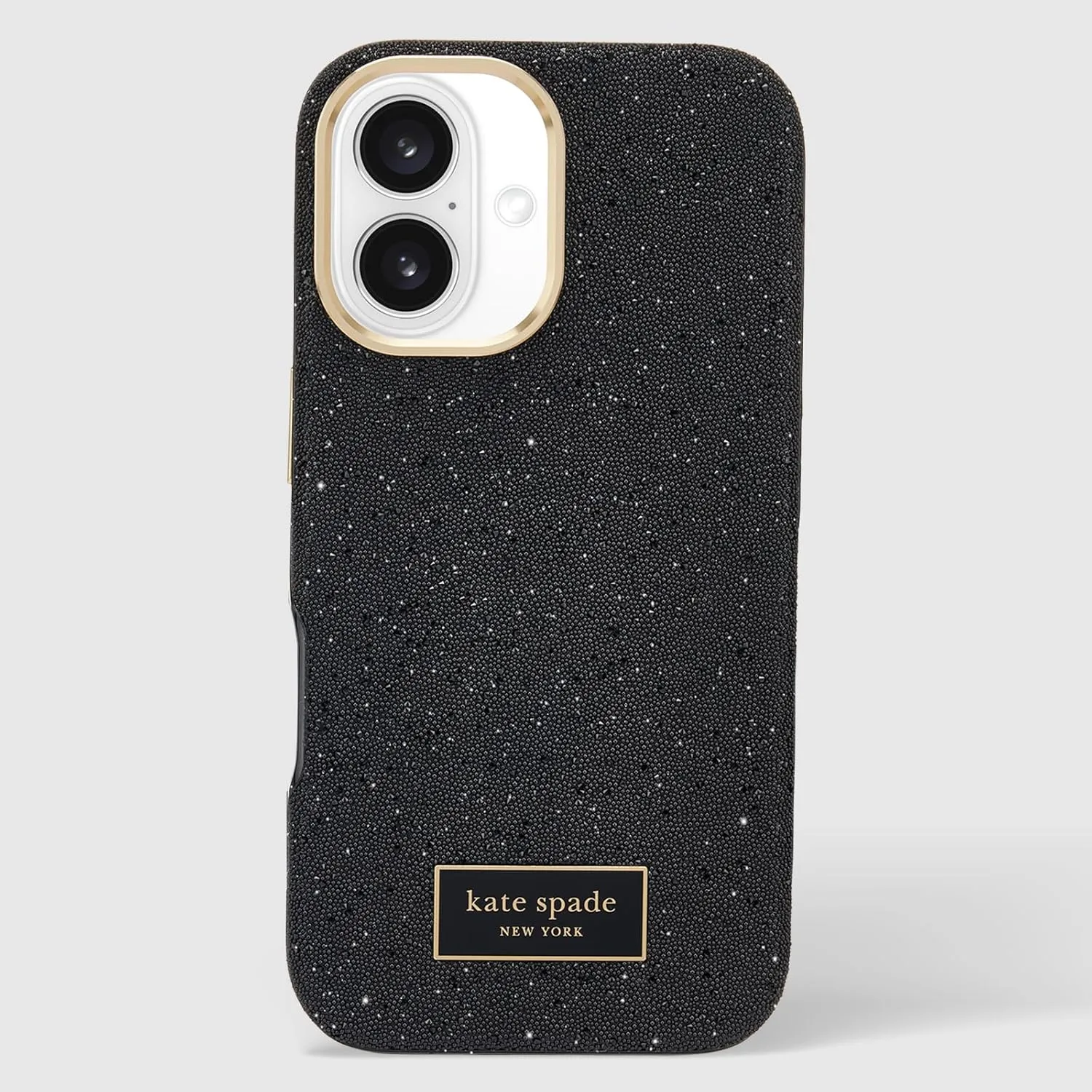 kate spade new york iPhone 16 Case - Compatible with MagSafe - Designer Phone Case - Crystal Pave Nightfall