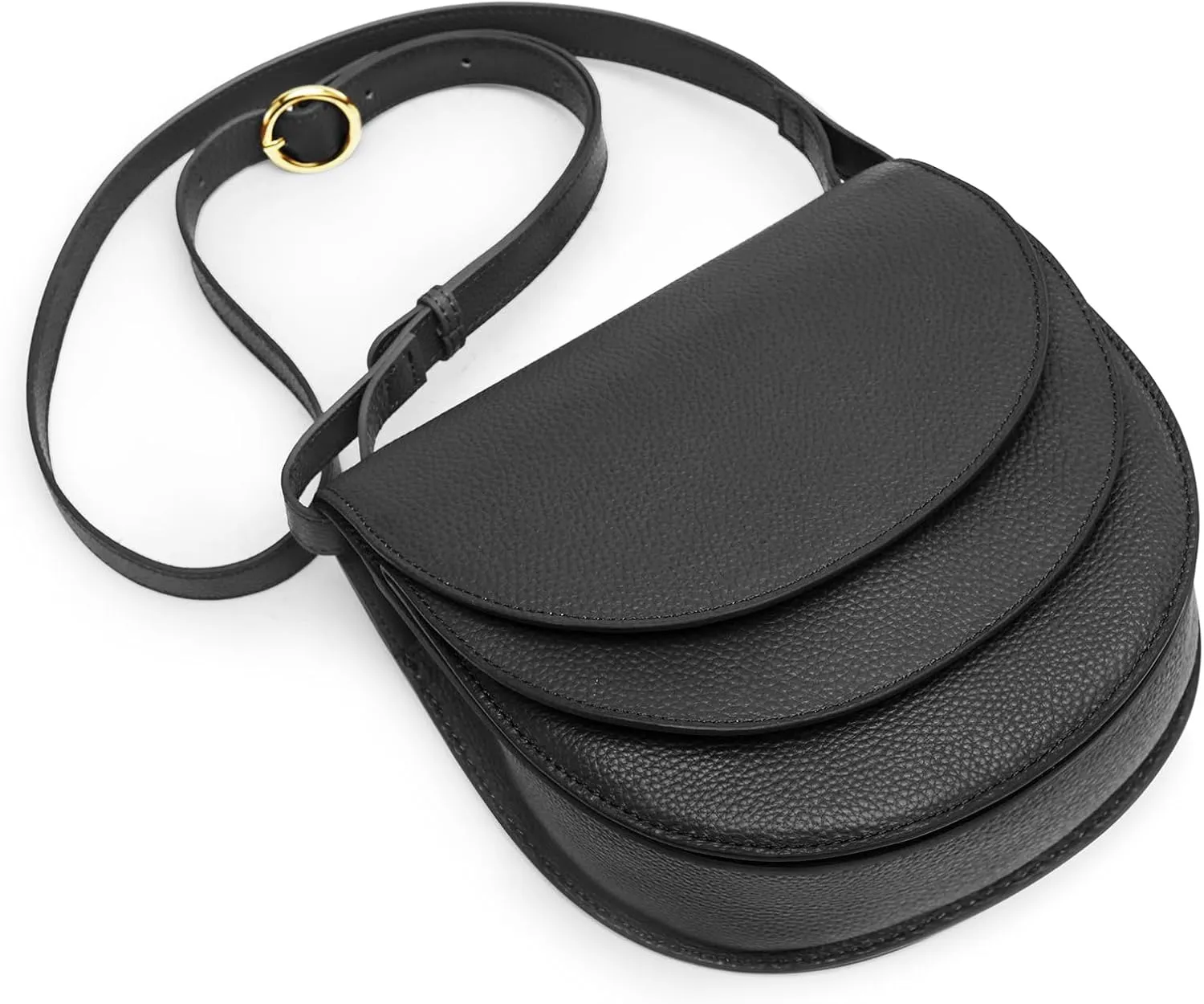 Kattee Leather Crossbody Bags for Women Purse, Small Travel Cross Body Shoulder Bags Purses for Women Trendy Designer Handbag