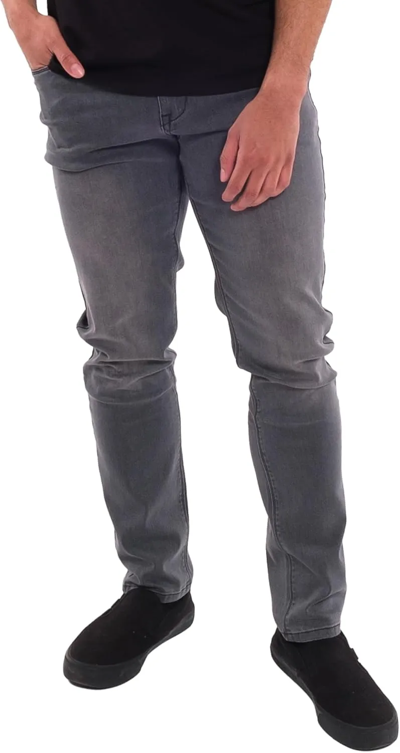 Kenneth Cole REACTION Slim Fit Jeans for Men, 2-Way Stretch Jeans Slim Fit 5-Pocket, Stretch Denim Pants for Men