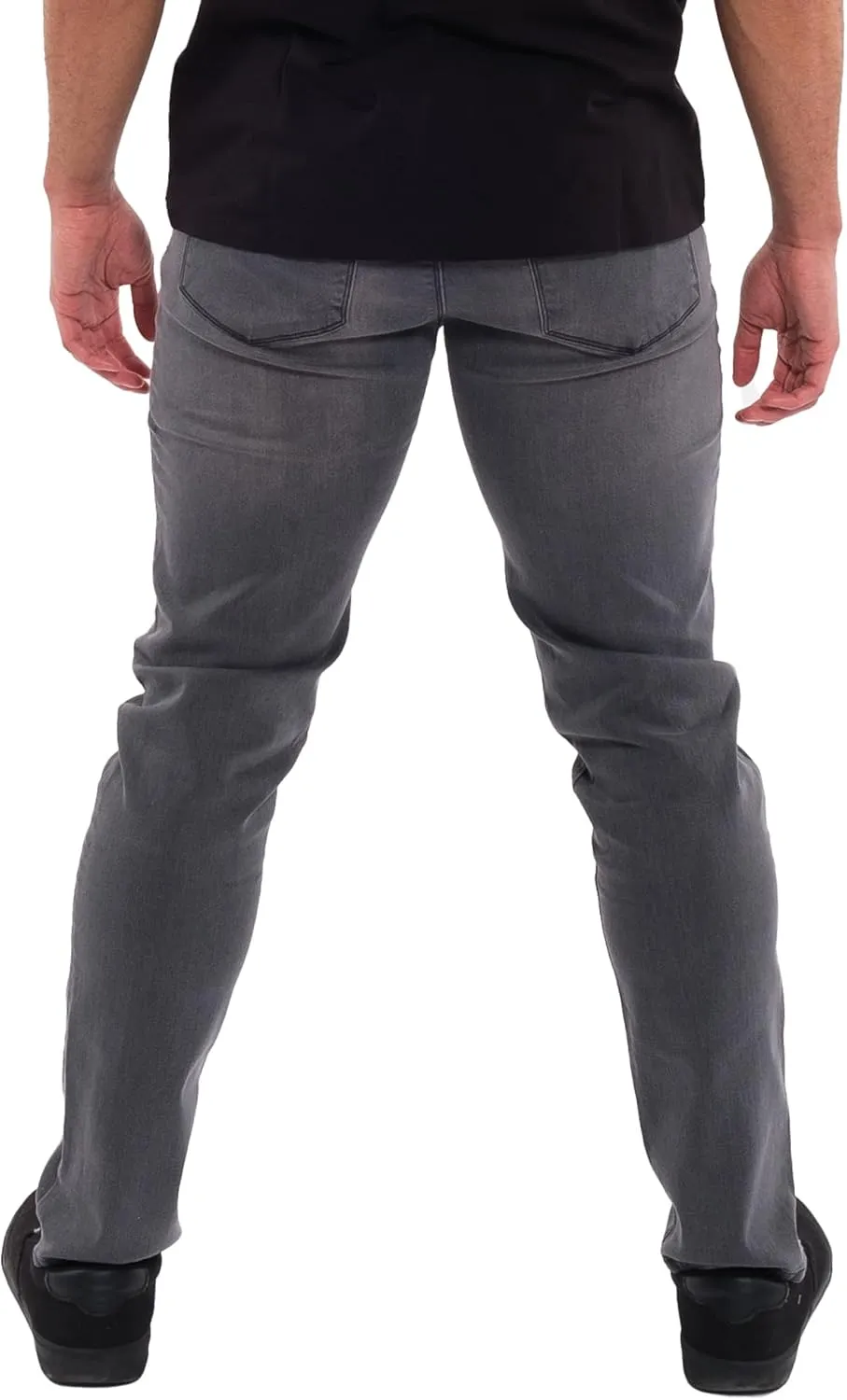Kenneth Cole REACTION Slim Fit Jeans for Men, 2-Way Stretch Jeans Slim Fit 5-Pocket, Stretch Denim Pants for Men