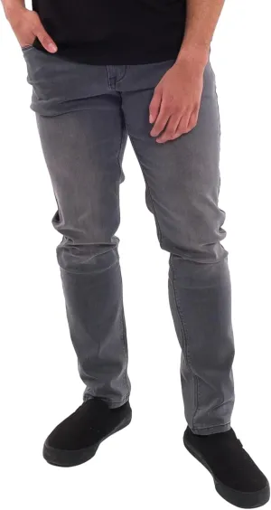 Kenneth Cole REACTION Slim Fit Jeans for Men, 2-Way Stretch Jeans Slim Fit 5-Pocket, Stretch Denim Pants for Men