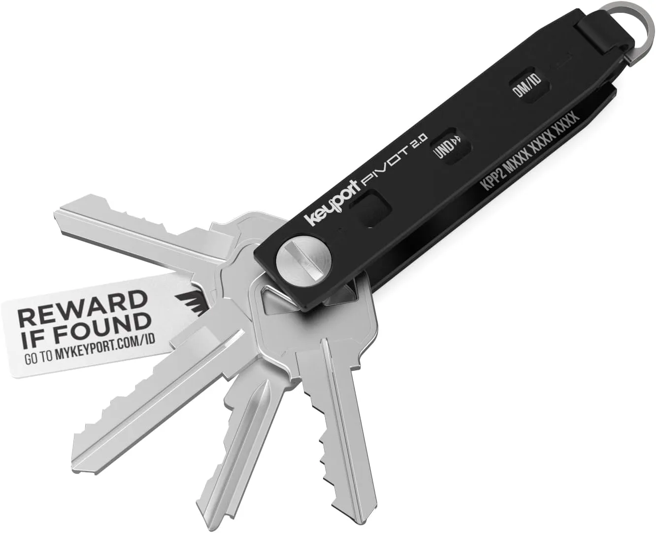 Keyport Pivot 2.0 - Premium Key Organizer   EDC Multi-Tool   Lost & Found All-in-ONE