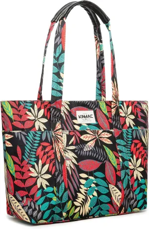 Kinmac Women's Laptop Tote Bag Top Handle Handbag Work Bag for Laptop Computer Up to 15.6 inch