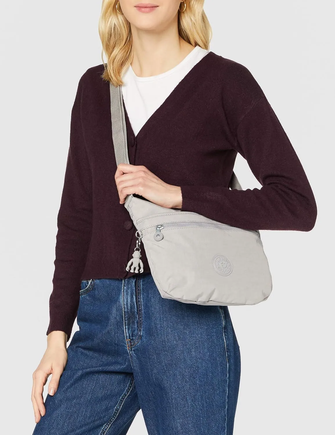 Kipling Cross-Body Bag, Charcoal