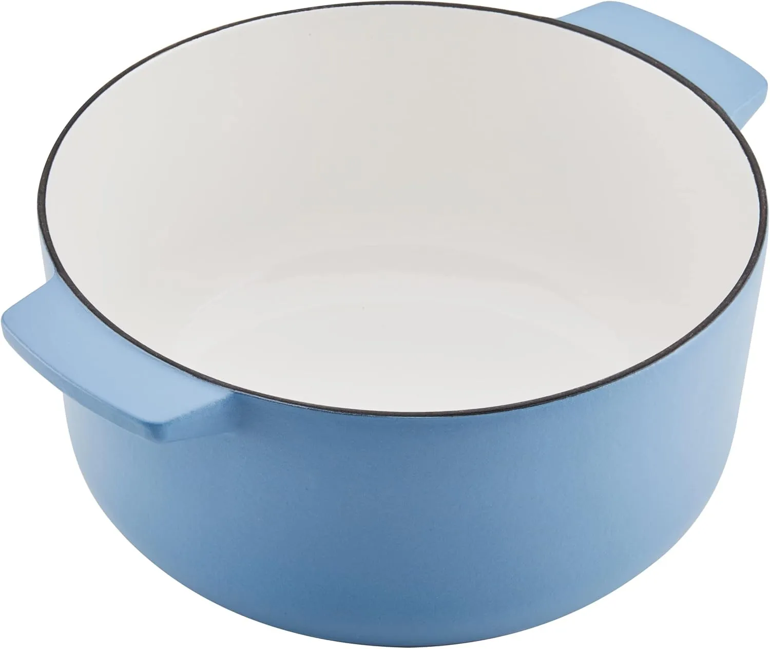 KitchenAid Enameled Cast Iron Dutch Oven/Casserole, 6 Quart, Blue Velvet