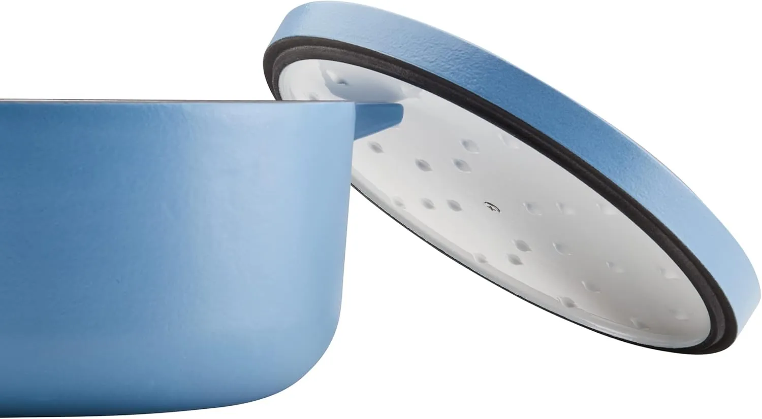 KitchenAid Enameled Cast Iron Dutch Oven/Casserole, 6 Quart, Blue Velvet
