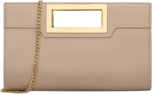 KKXIU Women Clutch Purse Elegant Pleated Evening Bag for Wedding Prom Bridal with Chain Strap