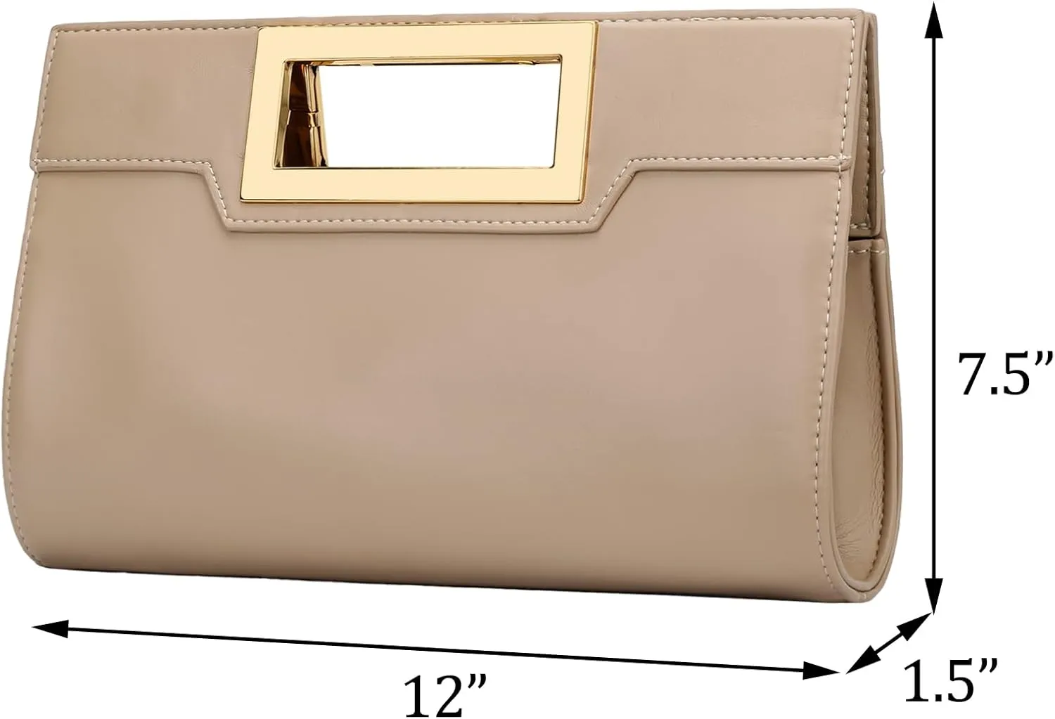 KKXIU Women Clutch Purse Elegant Pleated Evening Bag for Wedding Prom Bridal with Chain Strap