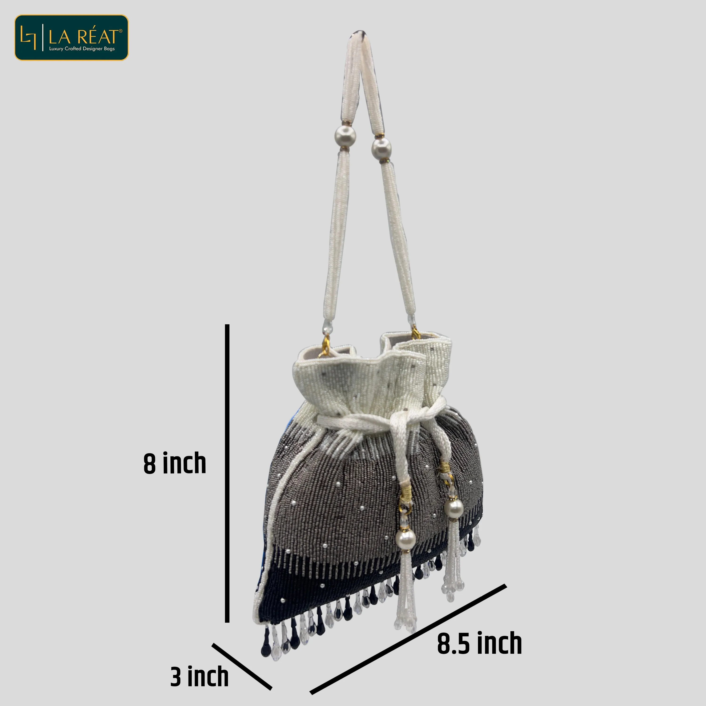 La Reat's Prime Women's Bridal Fancy Party Hand Embroidery Potli Bags