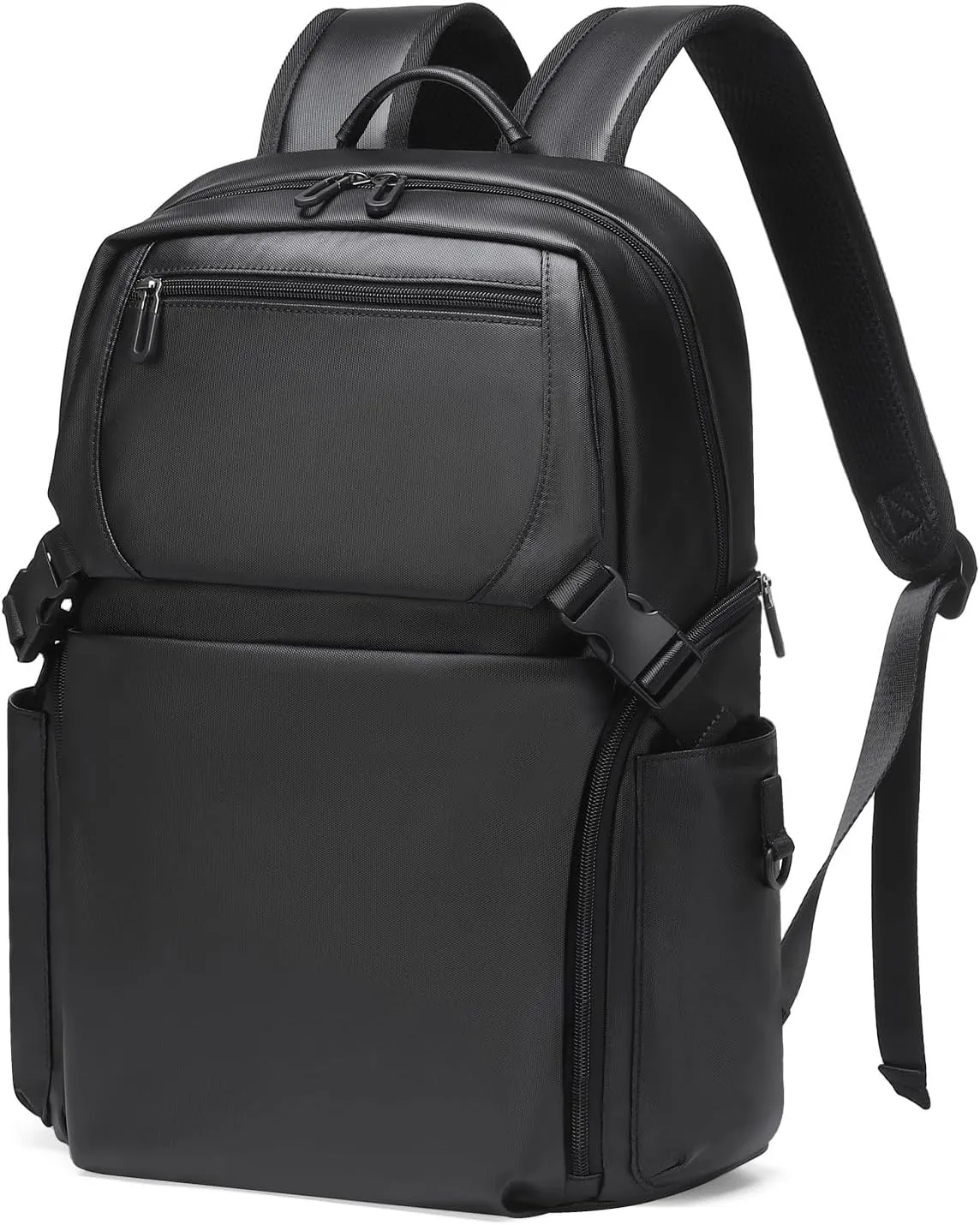Laptop Backpack Airline Approved 30L for Men Women Fit 16 Inch Laptops Oxford Carry on Luggage Weekender Daypack for Travel Business Work (Black)