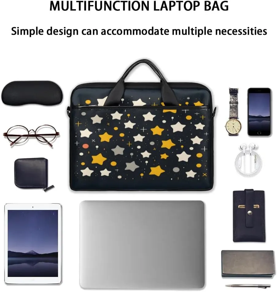 Laptop Shoulder Bag Computer Bag 13-15 Inches Laptop Carrying Case with Shoulder Strap for Women Men