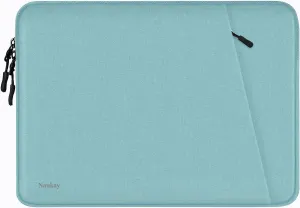 Laptop Sleeve Case 13.3 inch, Shockproof Protective Computer Cover with Accessories Pocket, Laptop Bag Compatible with MacBook Air/Pro 13-13.3 inch, Compatible for MacBook Pro 14 inch, LightBlue