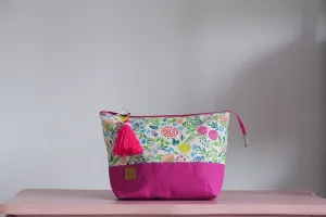 Large Zipper Pouch - Wildflower field