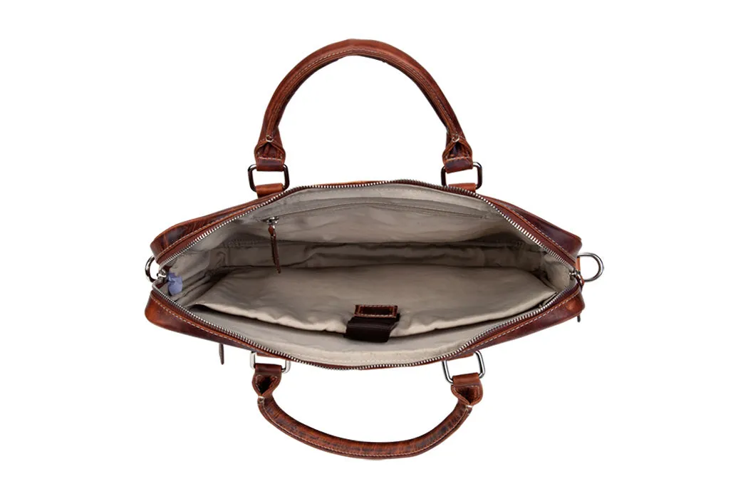 LB1004BR Leather 14" Bag Verified Excellent customer service Laptop/Tablet -