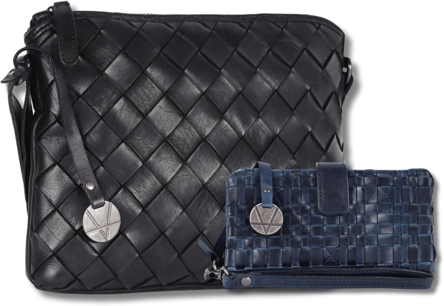 Leather Crossbody bag & Wallets for Women, Wallet for Ladies Zipper Coin Purse