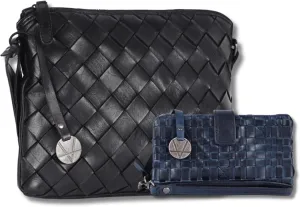 Leather Crossbody bag & Wallets for Women, Wallet for Ladies Zipper Coin Purse