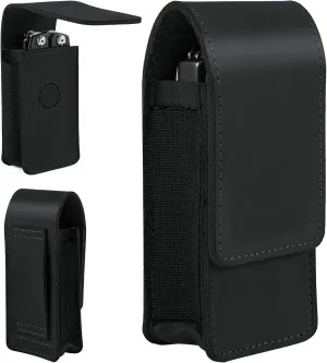 Leather Multitool Sheath Belt Holster Tool Pouch for Leatherman, Leather Pocket Organizer, Multitool Pouch Fits Folding Tool, EDC Multi Tool Sheath, Multi-Purpose Belt Clip