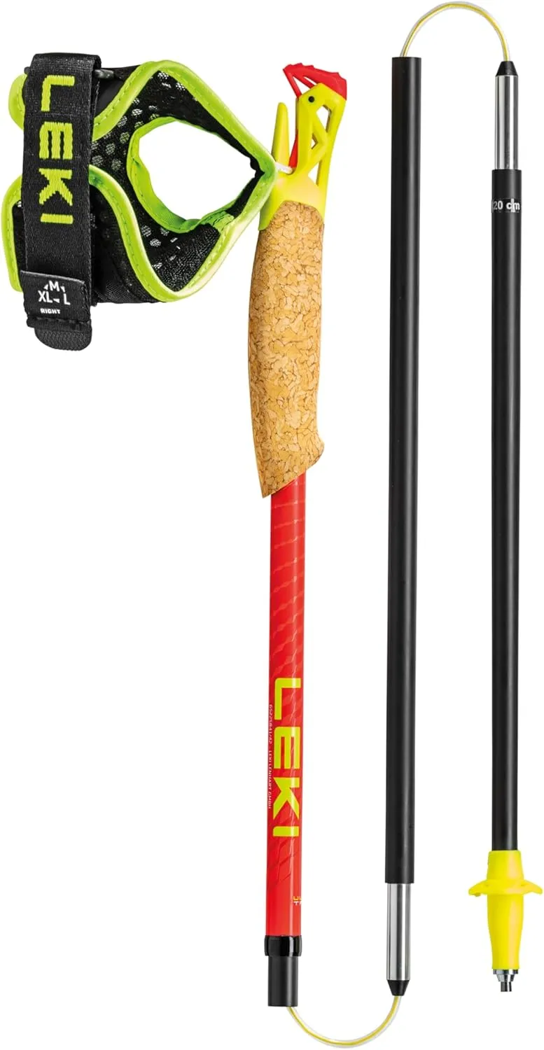LEKI Ultratrail FX.One Superlite Carbon Collapsible Lightweight Trekking Poles for Hiking & Trail Running